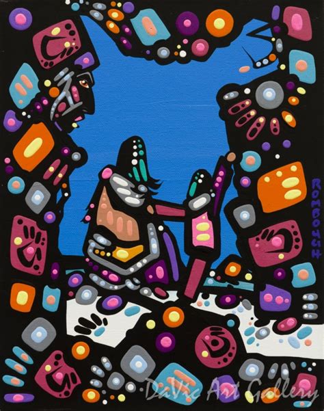 'Tradition' by Chipewyan Dene artist John Rombough | Native Canadian Art