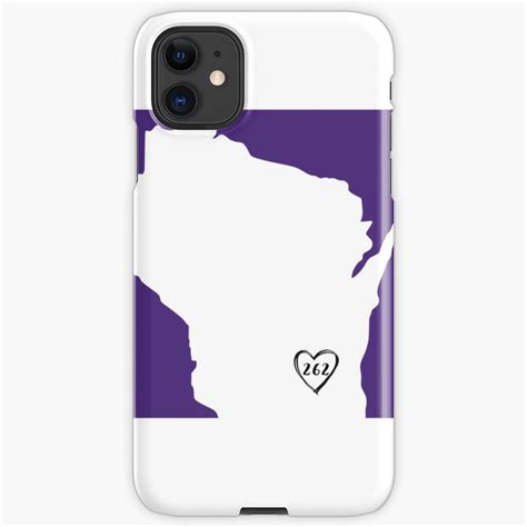 "Wisconsin Area Code 262 UW-Whitewater" iPhone Case & Cover by schnjake | Redbubble