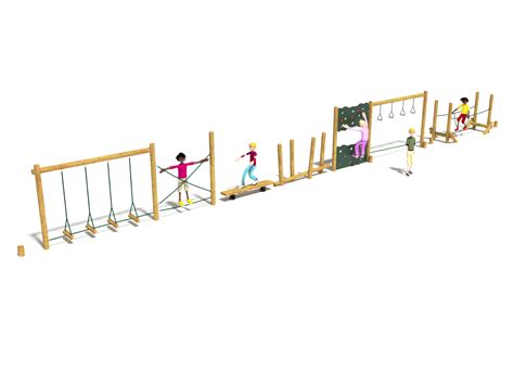 Combi 21 Trim Trail | Playground Equipment by Action Play & Leisure