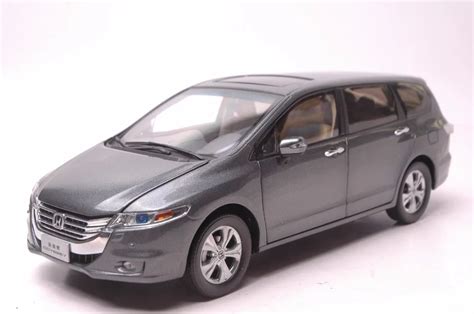 1:18 Diecast Model for Honda Odyssey 2013 Gray MPV Alloy Toy Car Miniature Collection Gifts Van ...