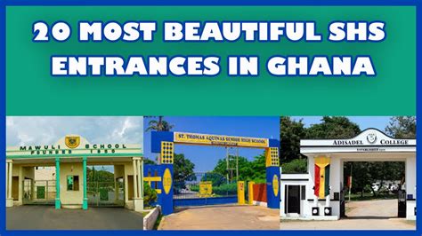 Top 20 Most Beautiful Senior High School Shs Entrances In Ghana – Otosection