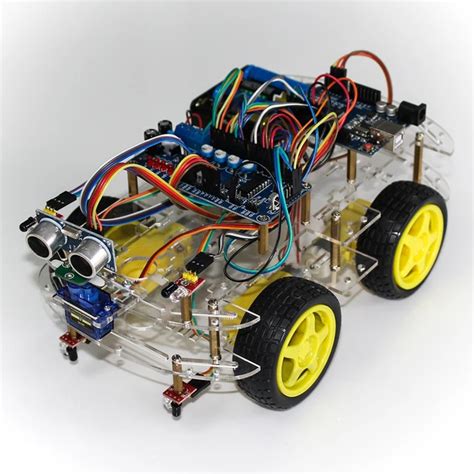 4WD Smart Car Robot Learning Starter Kit Smart Programmable Robot DIY ...