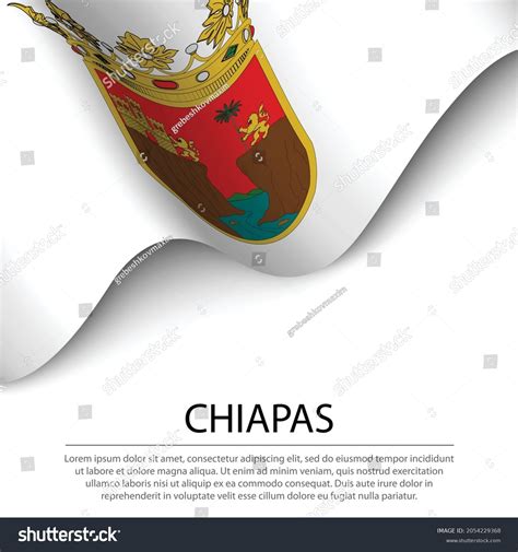 Waving Flag Chiapas State Mexico On Stock Vector (Royalty Free) 2054229368 | Shutterstock