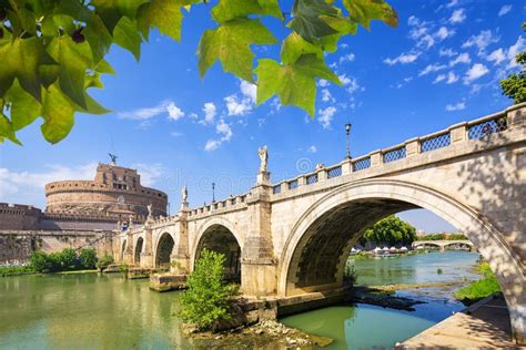 Castel Sant`Angelo Castle of the Holy Angel and Sant` Angelo Bridge ...