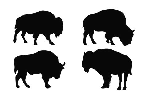 Buffalo Silhouette Images - Free Download on Freepik