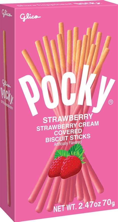 Buy Glico Pocky Sticks, Strawberry Cream, 70 Gm Online at Lowest Price ...