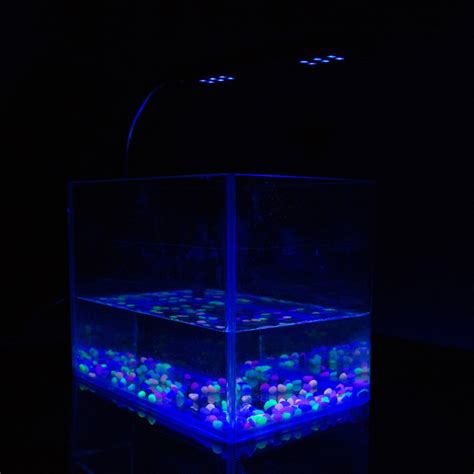 2019 New 48 LED Aquarium Light Fish Tank Lamp With Flexible Clip White And Blue Color Lighting ...