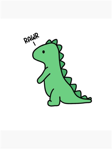 "Rawr Dinosaur" Pin for Sale by AmandazDesigns | Redbubble