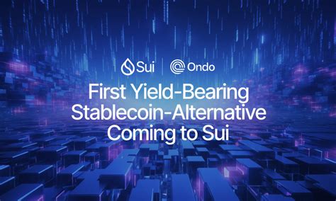 Ondo USDY Treasuries Token Now Available on Sui | Metaverse Post