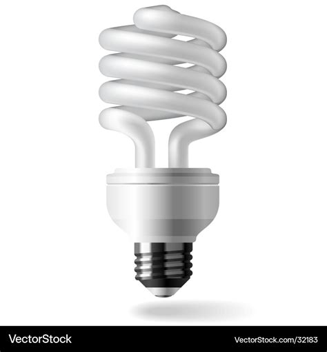 Energy saving light bulb Royalty Free Vector Image