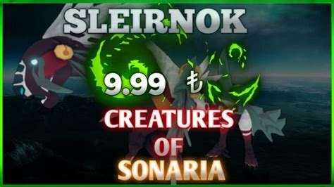 Creatures Of Sonaria Sleirnok - 1258874 | İtemsatış