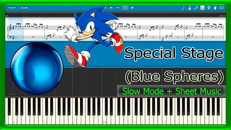 Blue Spheres Special Stage 🔵 Sonic 3 and Knuckles 🦔 [Slow] (PIANO TUTORIAL) 🎹 #155 - YouTube