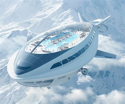 concept DS2020, un dirigeable géant Futuristic Art, Futuristic Technology, Futuristic ...