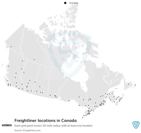 List of all Freightliner dealership locations in Canada - ScrapeHero ...