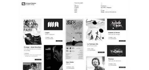 Showcase Of Beautiful Black And White Websites