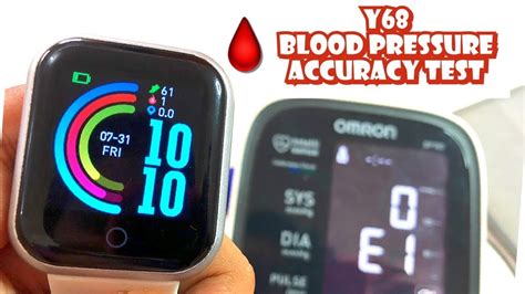 Y68 SMARTWATCH BLOOD PRESSURE ACCURACY TEST | ENGLISH - YouTube