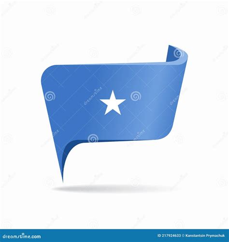 Somalian Flag Map Pointer Layout. Vector Illustration. Stock Vector ...