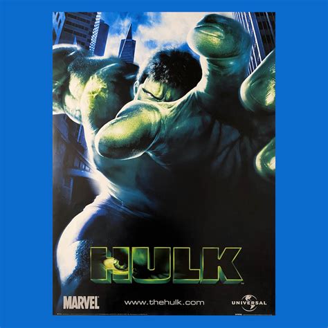 Official Poster Hulk, Marvel Eric Bana 2003 Size 61X91 CM - Etsy