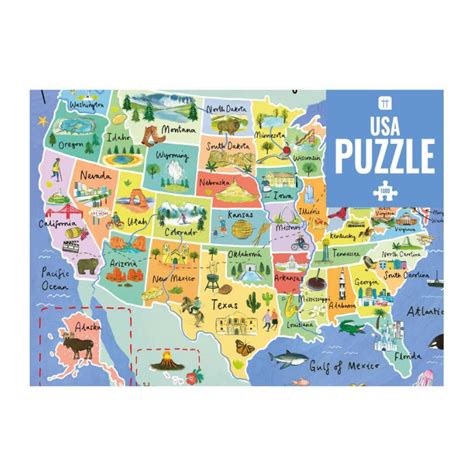 USA Map Puzzle - Glamfetti