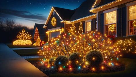 How To Use LED Christmas Light For Bushes