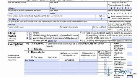 Online Tax: Example Of Online Tax Return Form