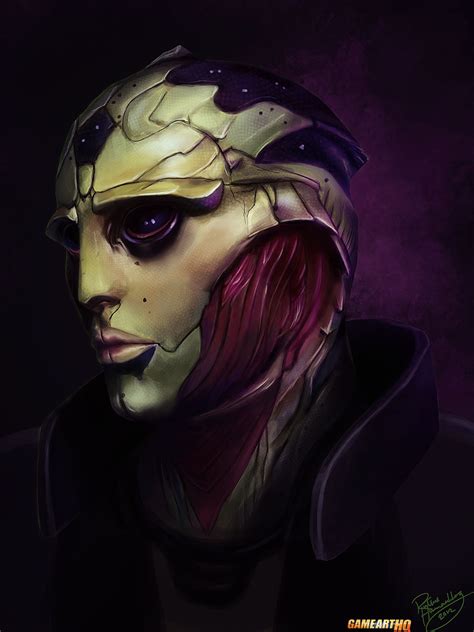 Portrait of Thane Krios from the Mass Effect Games