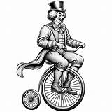 Clown Riding unicycle coloring Page Lulu Pages sketch template