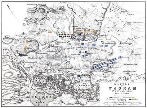 Wagram : Alison’s History of Europe : Map : Napoleonic Wars : Napoleon ...