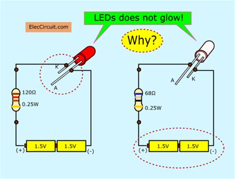 How to use LED circuit in basic ways | ElecCircuit.com | Basic ...