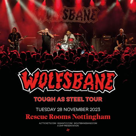 WOLFSBANE TOUGH AS STEEL TOUR | Rescue Rooms