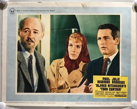 ORIGINAL LOBBY CARDS - TORN CURTAIN - 1966 -set of 8 - Paul Newman ...