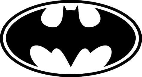 the batman symbol is shown in black and white