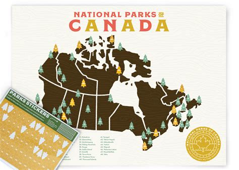 18x24 Canada National Parks Map – Ello There Outdoors