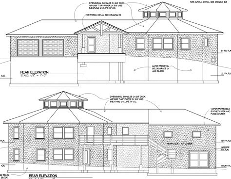 Round House Project - Plan drawings