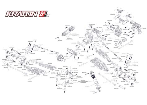 Arrma Felony 6s Exploded View