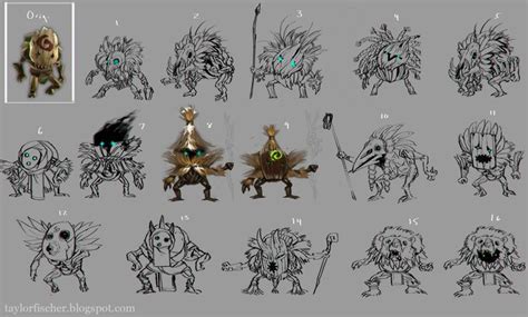 Boggart Variants by ~Beastysakura on deviantART | Fantasy concept art ...