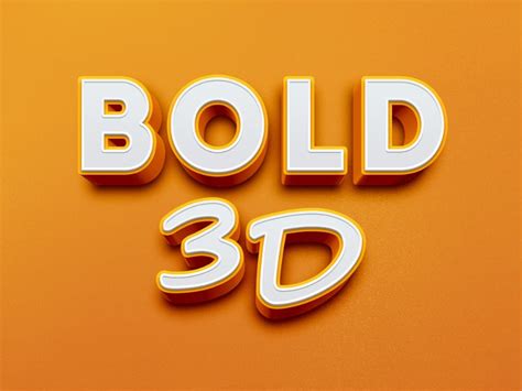 22+ Examples of 3D Text Effects for Designers - PSD, AI