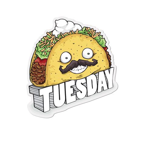 Taco Tuesday Sticker | Etsy