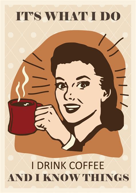 Coffee Vintage Retro Poster Free Stock Photo - Public Domain Pictures