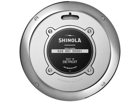 Shinola The Runwell 14-Inch Wall Clock - S2620240938 | Abt