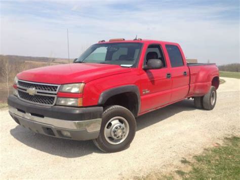 Find used 2005 Chevy Silverado 3500 6.6L Duramax -Crew Cab -Dually -4x4 ...