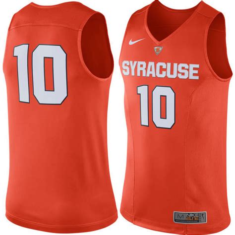 Men Syracuse Orange #10 Nike Basketball Jersey - Orange Buy Good Jerseys at