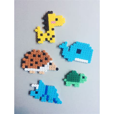 Small animals #hamabeads #hama #perler | Perlemønstre, Perler, Mini