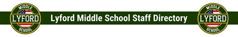 Staff Directory – Our Campus – Lyford Middle School
