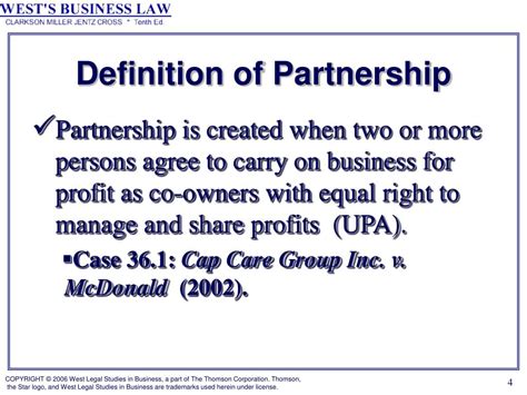 Partnership Definition