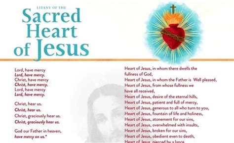 Litany of the Sacred Heart of Jesus - St. Joseph Catholic Parish - La Puente, CA