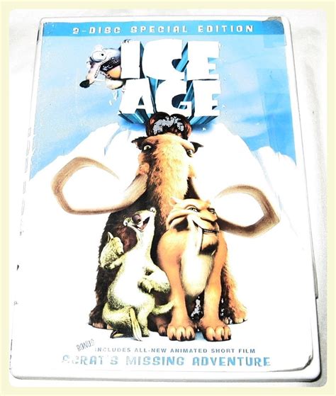 Ice Age DVD, 2002, 2-Disc Set, Includes Full Frame and Widescreen Free ...