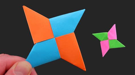 Easy Paper Ninja Star - Origami DIY - YouTube