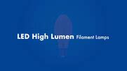 TCP's High Lumen LED Filament Lamps Overview Video | WebstaurantStore