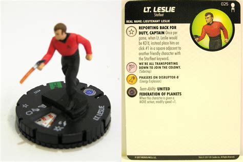 Heroclix - #025 Lt. Leslie - Star Trek Away Team The Original Series - mtgandmore.de